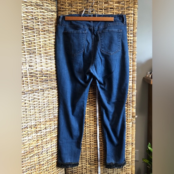 Nine West Mid Rise Skinny Jeans w / Custom Tailored Hem! - Picture 6 of 16